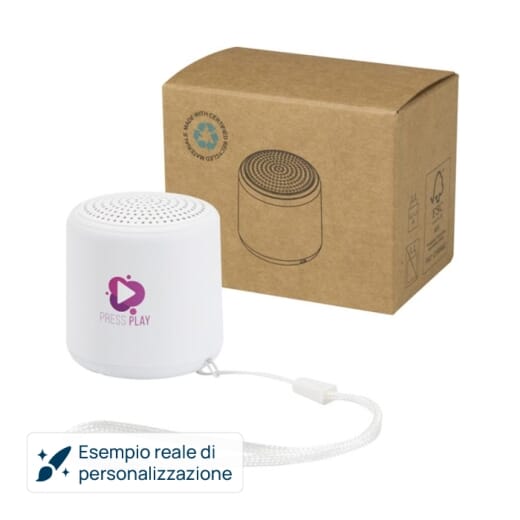 Speaker Bluetooth® wireless in plastica riciclata VELKIS