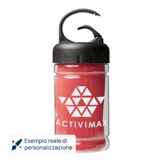 Asciugamano in contenitore PET REMY
