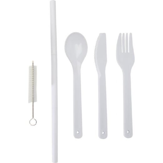 Set di posate con coperchio in bambù RUNA