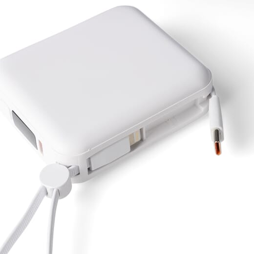 Powerbank con doppio cavo integrato JONA