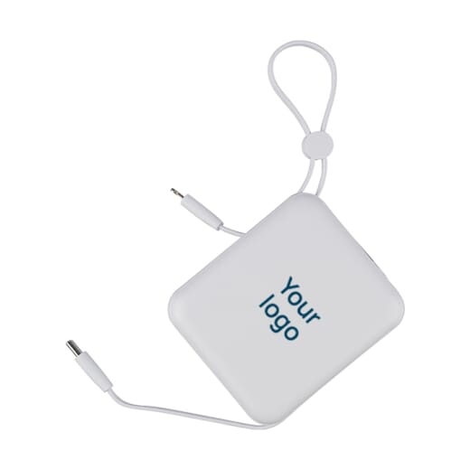 Powerbank con doppio cavo integrato JONA