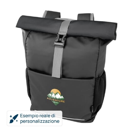 Borsa roll-top impermeabile per pc AQUA