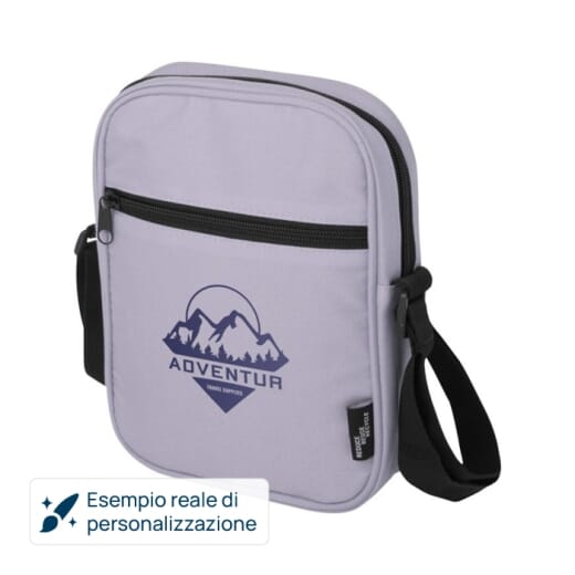 Borsa a tracolla in materiale riciclato BYRON