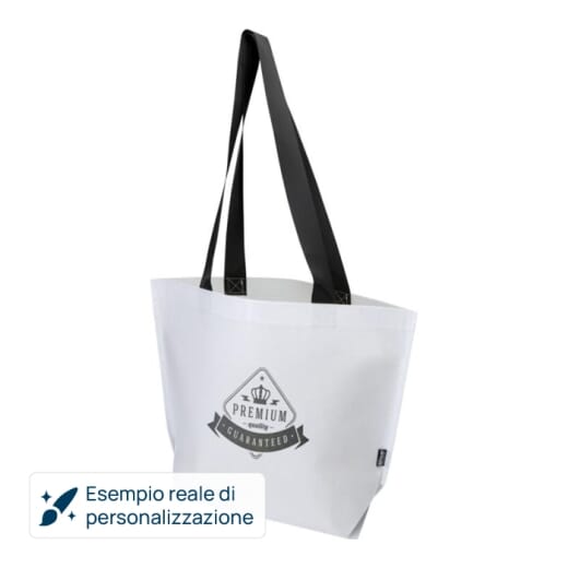 Tote bag in tessuto doppio laminato DUO