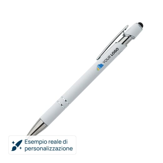 Penne touch SHINY RICICLATA con logo inciso