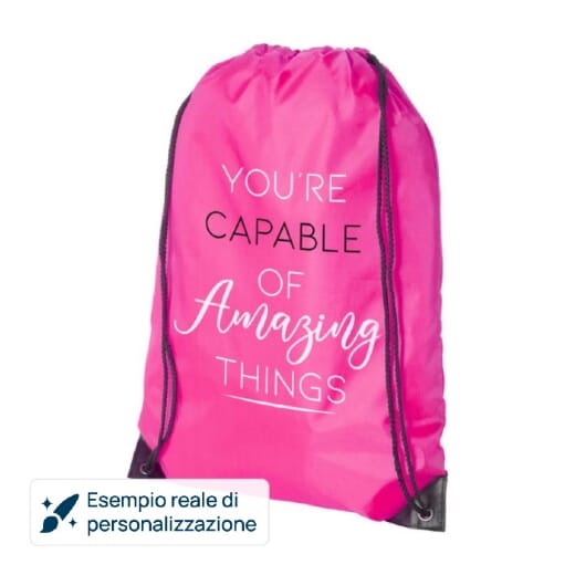 Sacca personalizzata ORIOLE premium 210D