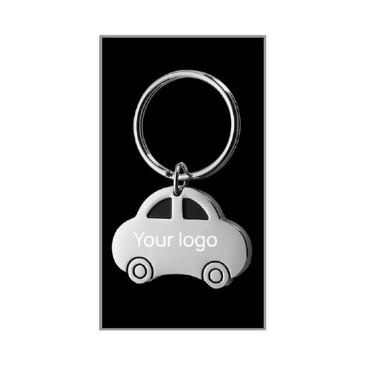 Portachiavi aziendali SAETTA a forma di auto