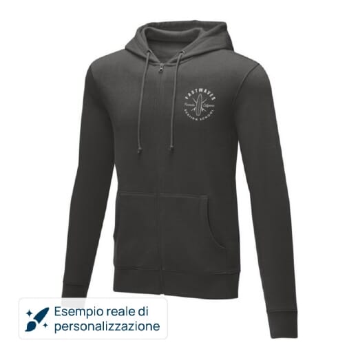 Felpe con zip da uomo THERON