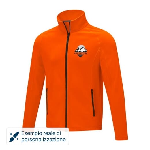 Giacca in pile personalizzata ZELUS