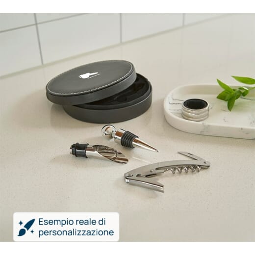 Set vino 4 accessori JEREMY