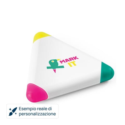 Evidenziatore triangolare con tre colori TRIAN