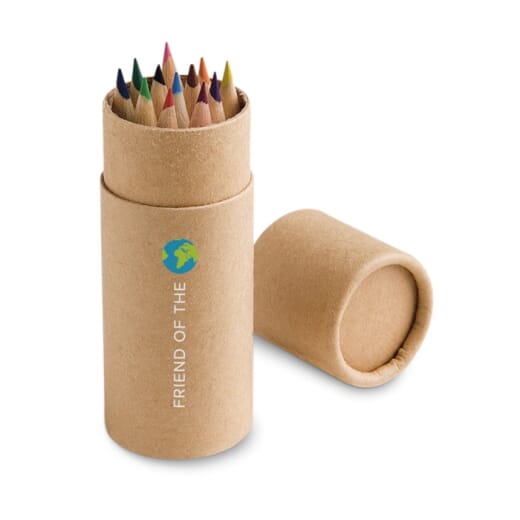 Scatola con 12 matite colorate CYLINDER