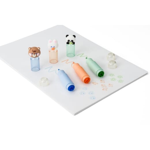 Set di 3 penne per bambini TROPICAL