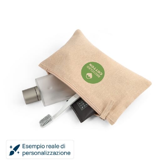 Pochette personalizzate MILLIE cotone riciclato