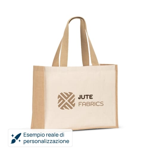 Borsa di tela e iuta HELSINQUE