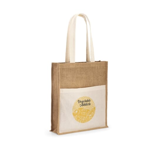 Borsa in juta con tasca BRAGA