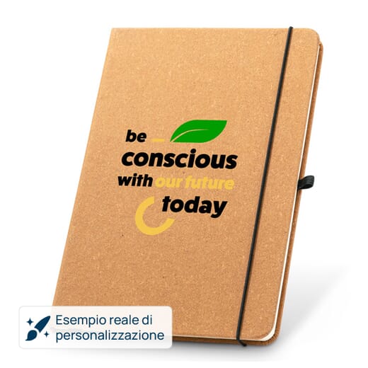 Blocco note A5 con copertina rigida in pelle MATISSE