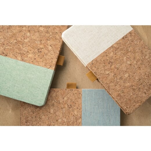 Block notes A5 in sughero e lino KLEE