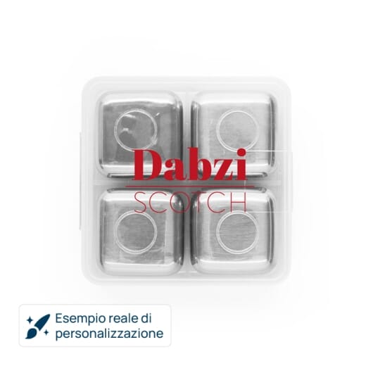 Set di cubi riutilizzabili in acciaio inox GLACIER