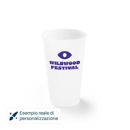 Bicchiere da festival graduato KANE - 500 ml