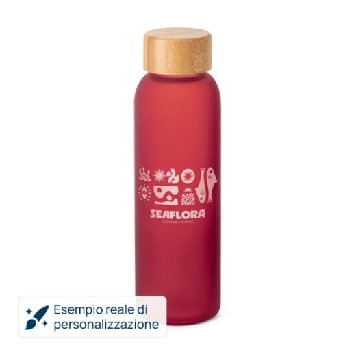 Borraccia in vetro satinato LILLARD GLASS 520 ml