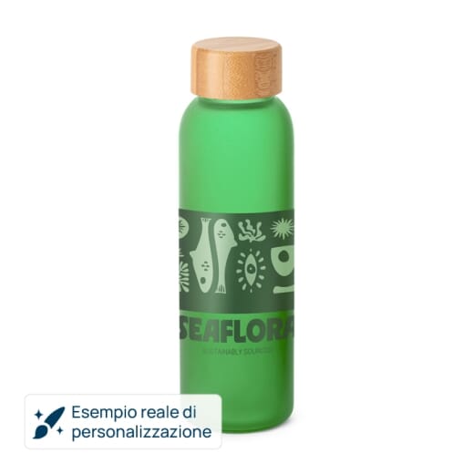 Borraccia in vetro satinato LILLARD GLASS 520 ml