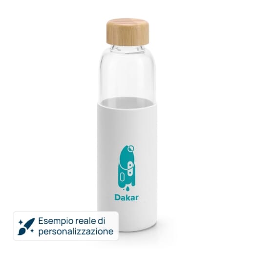 Borraccia in vetro borosilicato DAKAR 600 ml