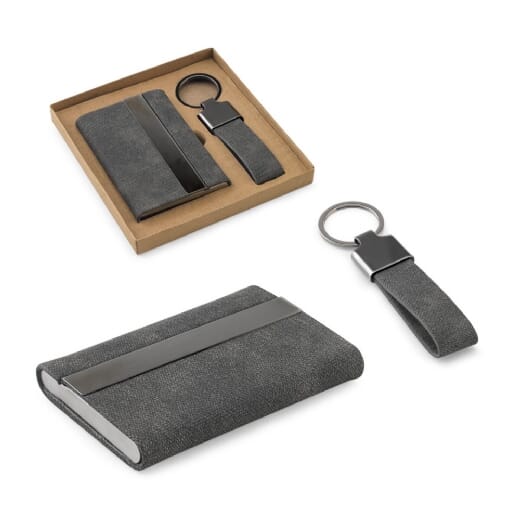 Set regalo portacarte e portachiavi VAUGHN