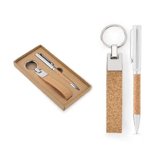 Set regalo penna e portachiavi EVANS