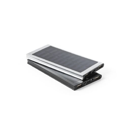 Power bank solare in alluminio CLERK
