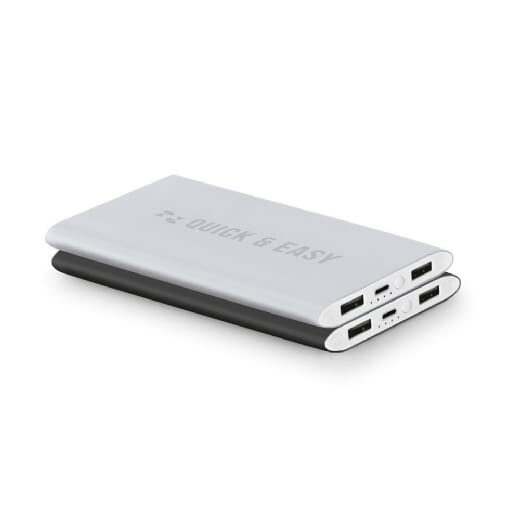Power bank in alluminio riciclato NOBEL