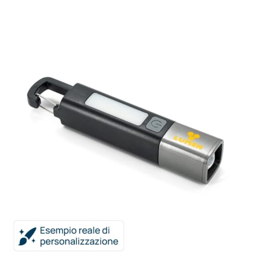 Torcia in ABS con doppia luce WIGGINS