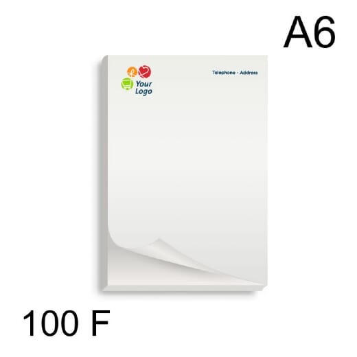 Block Notes A6: Tascabile e Personalizzabile 100F