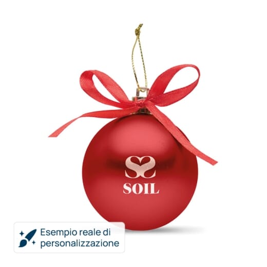 Pallina natalizia con scatola regalo BELLES