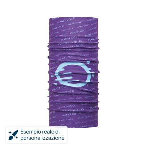 Scaldacollo in poliestere personalizzata