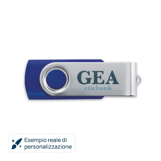 Chiavetta USB personalizzata TWISTER 4GB