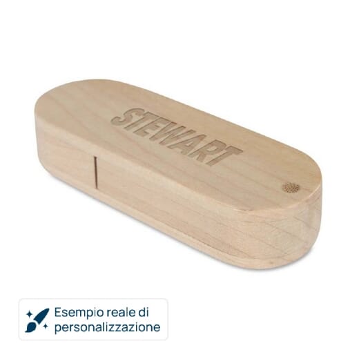 Chiavetta USB in legno WOODY FLASH