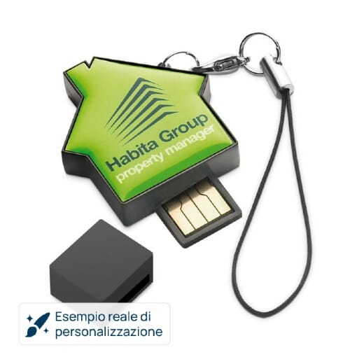 Chiavetta USB a forma di casa HOUSE