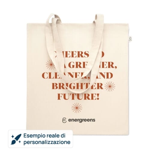 Shopper in cotone riciclato VIVEKA