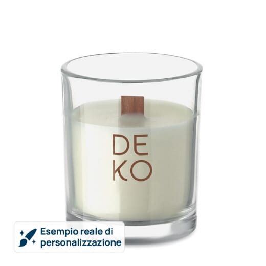 Candela profumata alla vaniglia KIVAS WOOD