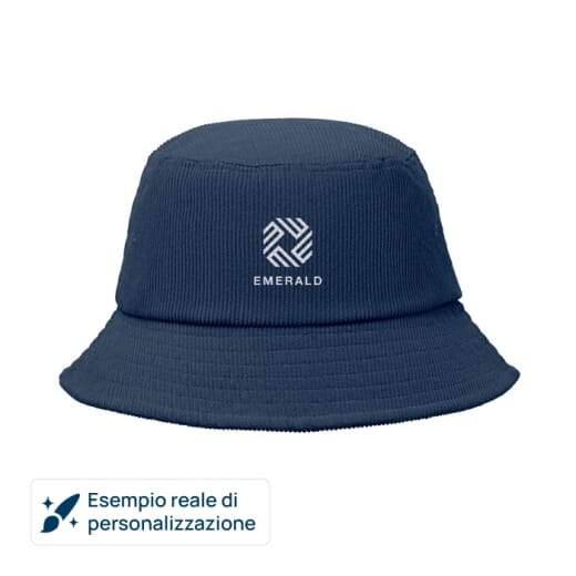 Cappellino a secchiello in velluto SCOOP