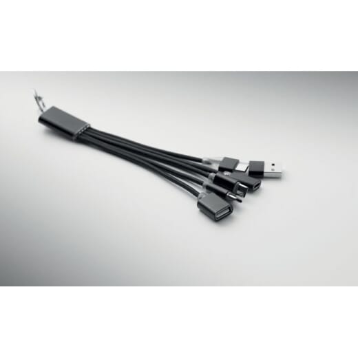 Portachiavi con cavo 5 in 1 HUBLUE