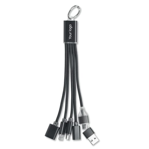 Portachiavi con cavo 5 in 1 HUBLUE