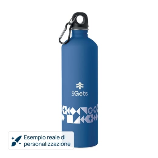 Borraccia con finitura in gomma REBIG MOSS SOFT 750ml