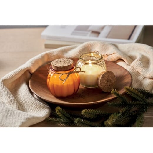 Candela alla vaniglia personalizzabile PUMKIN