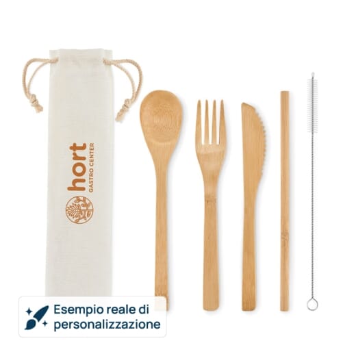 Set posate personalizzate SETSTRAW