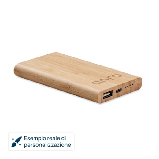 Powerbank in bamboo ARENAPOWER C