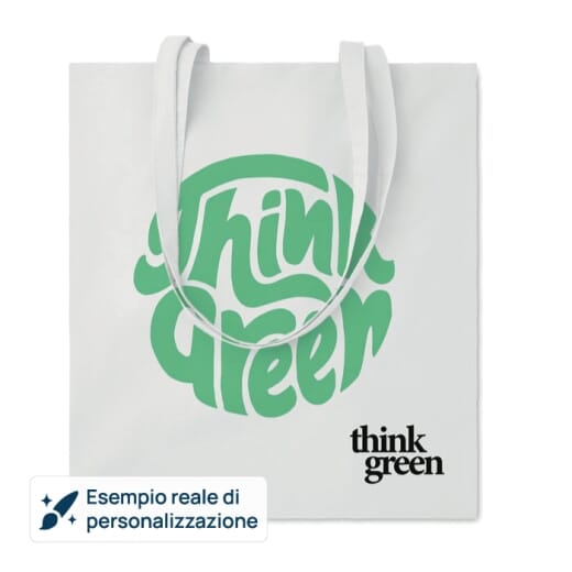 Shopper in cotone biologico TURA COLOUR