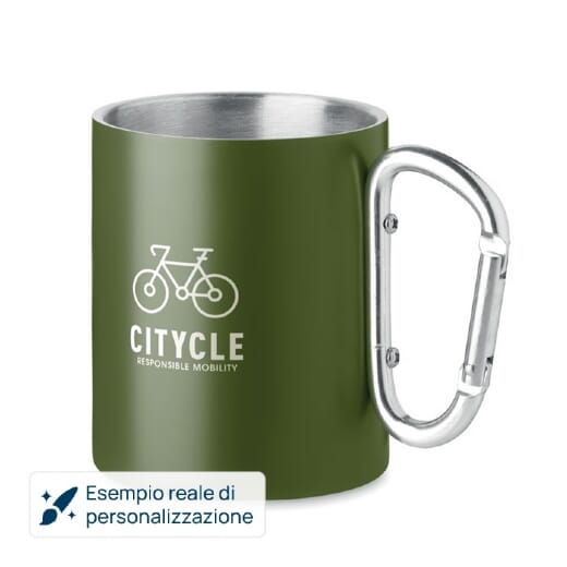 Tazze promozionali TRUMBA acciaio 300ml