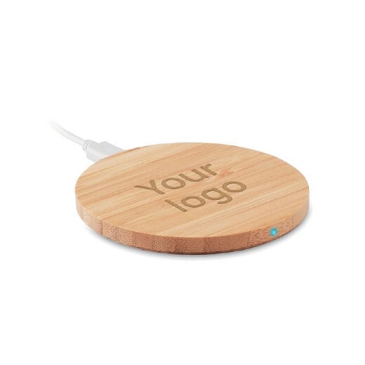 Caricatore wireless in bamboo RUNDO LUX